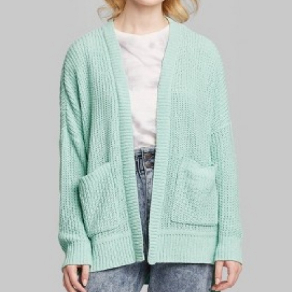 Wild Fable mint oversized Cardigan